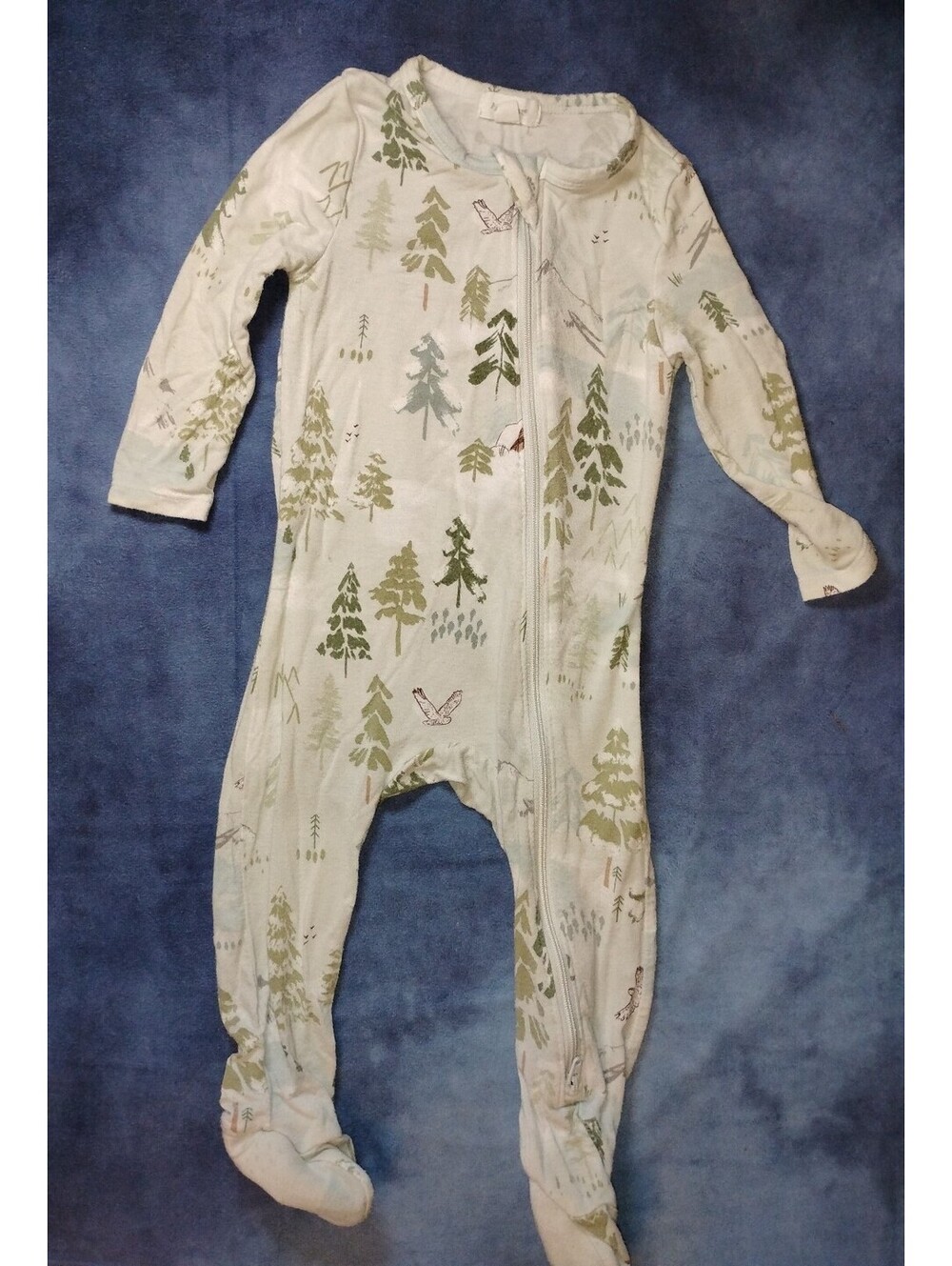 Infant 9-12 month angel dear bamboo pajamas